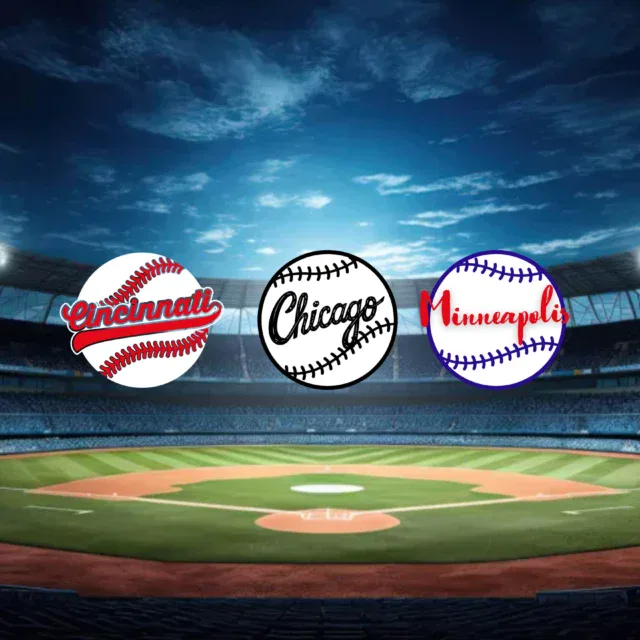 Baseball logos.