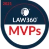 LAW360 MVPs 2021 logo.