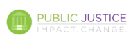 Public Justice Impact Change logo.